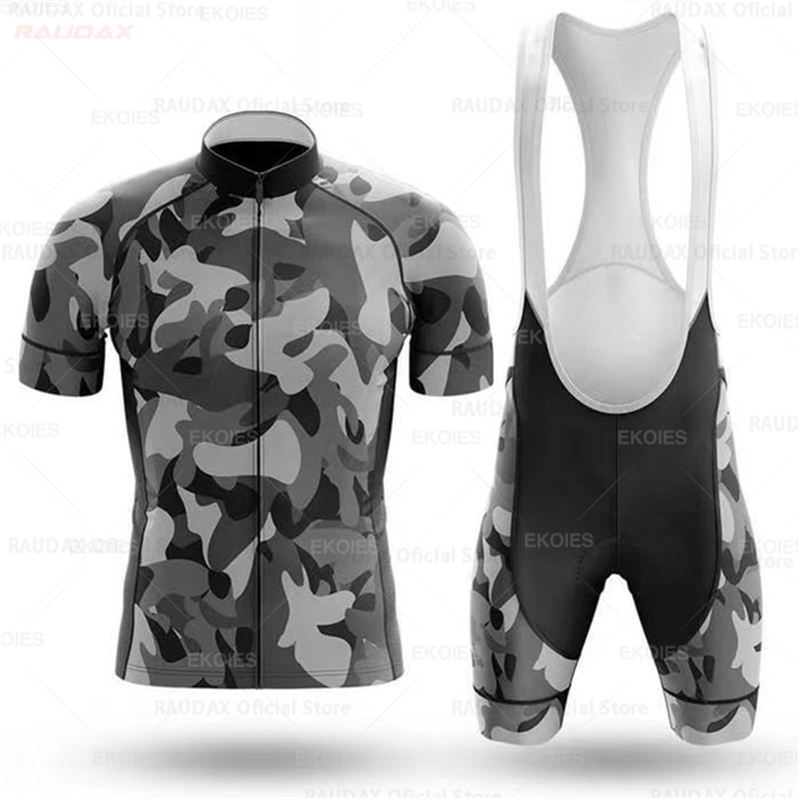 Camouflage Cycling Jersey Set  - Mountain Biking Races recension och pris
