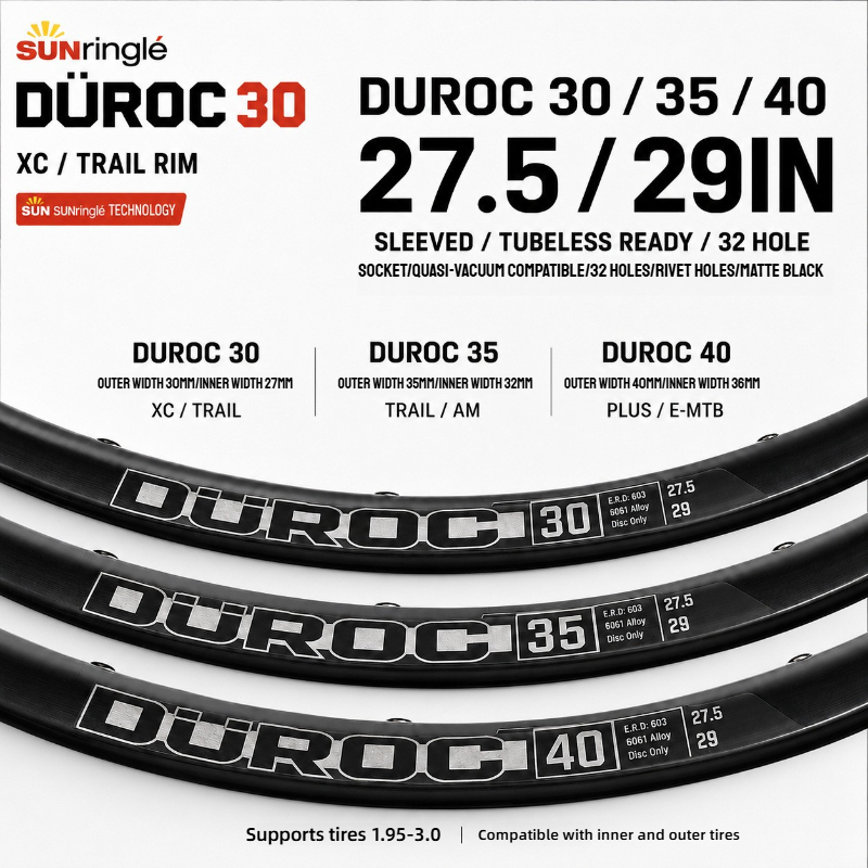 DUROC 30 35 40 MTB Rim 27.5 29 - Mountain Biking Trails recension och pris
